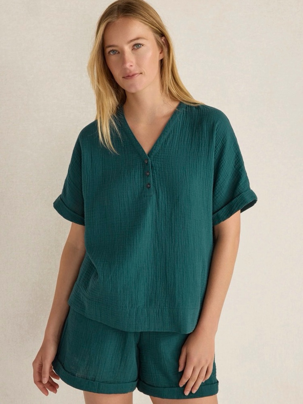 Haven Well Within Gauze Top